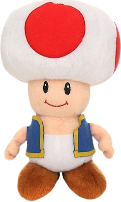 Λούτρινο Super Mario - Toad 16cm 