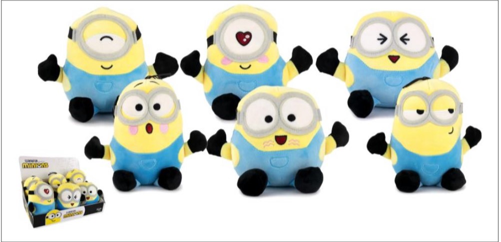 Λούτρινα Minion 16cm Τυχαία Επιλογή 