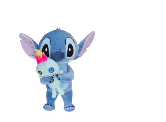 Λούτρινο Disney Stitch & Scrump 